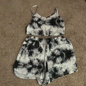 Tye dye pajama set